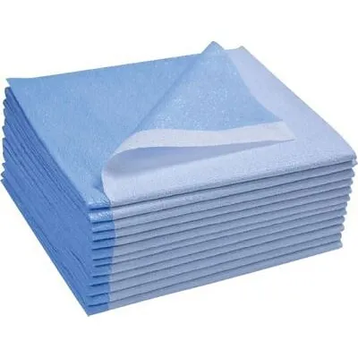 Avalon Stretcher Sheet; 40" x 72", Blue, 50/Case