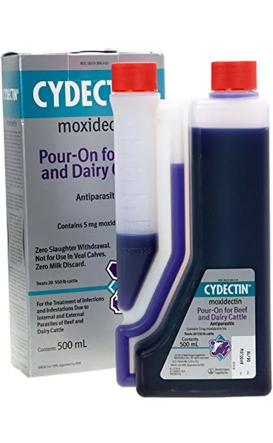 Cydectin Pouron for Beef and Dairy Cattle