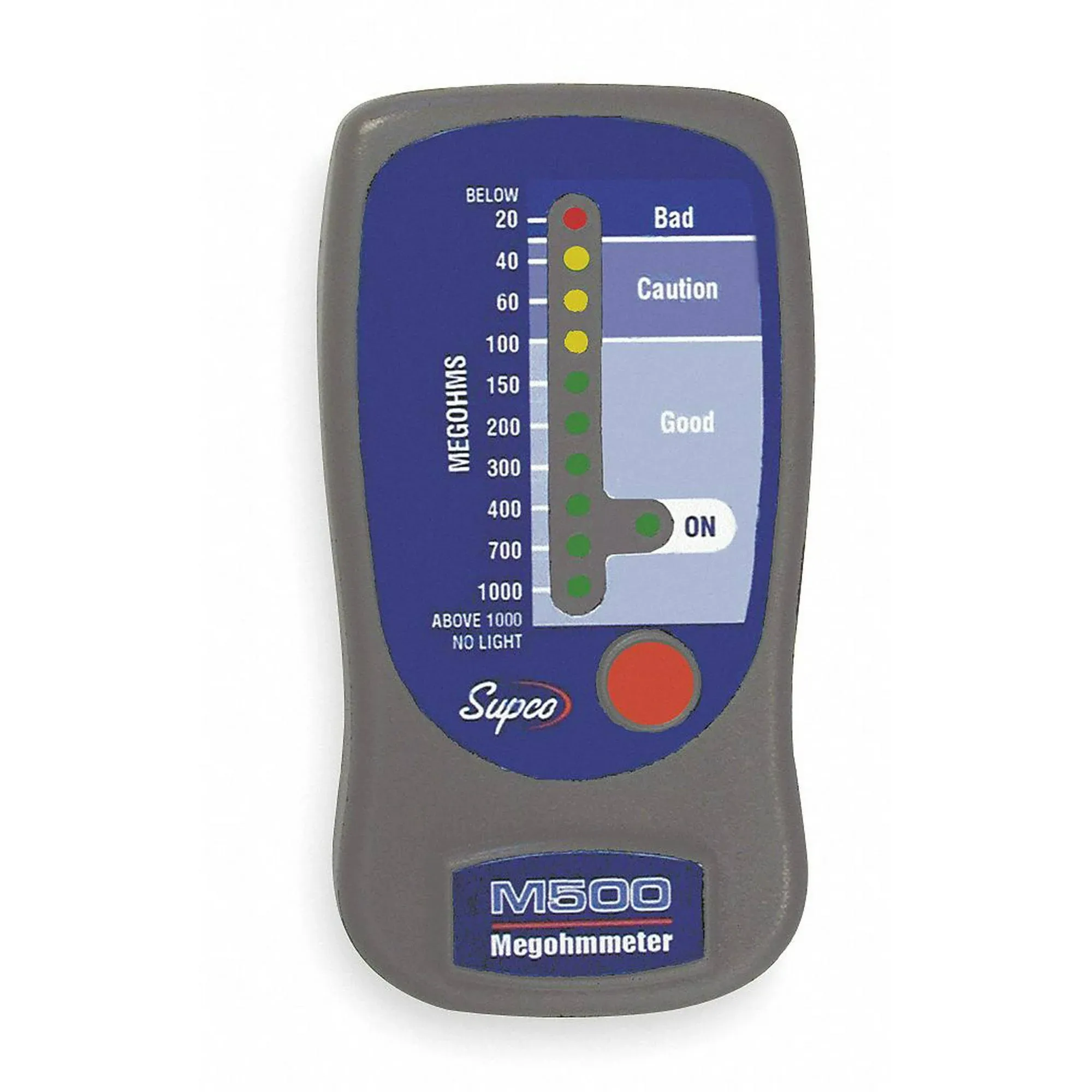 Supco M500 Insulation Tester/Electro<wbr/>nic Megohmmeter with Soft Carrying Case 0