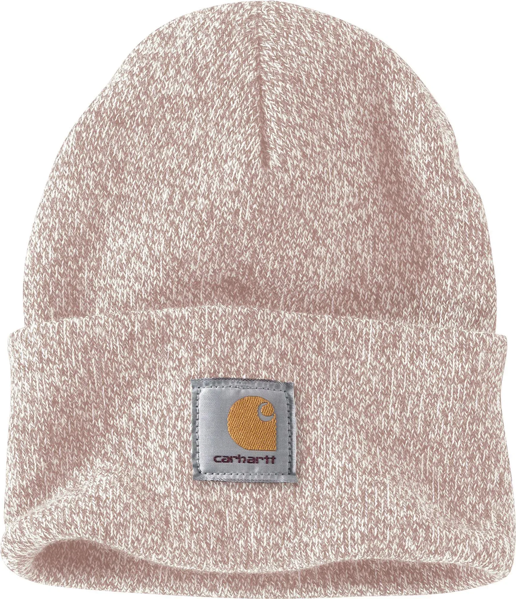 Carhartt Knit Cuffed Beanie - Ash Rose / Marshmallow Marl