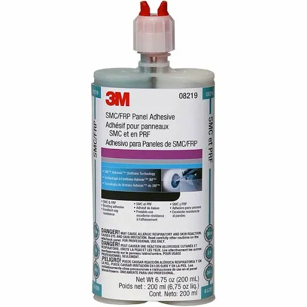 3M 8219 - Automix™ SMC/Fiberglass Panel Adhesive 08219, 200 mL Cartridge, 6/cs | FinditParts