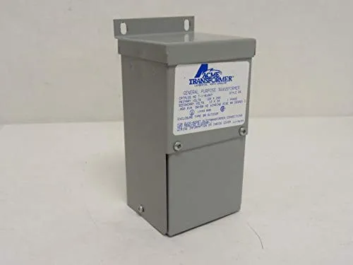 Acme Electric T181047 Buck-Boost Transformer, Single Phase, 120 x 240 Primary Volts - 12/24 Secondary Volts, 50 VA