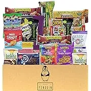 Premium Penguin Low Calorie Healthy Snacks Care Package - 20 Count Variety Snack ...