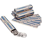 1000 Flat Coin Wrappers, Nickels Coins Holder, Convenient Nickel Storage Coin Wr