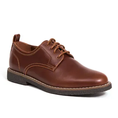 Kids Brown Oxford in Size 7 Big Kid | Zander - Deer Stags