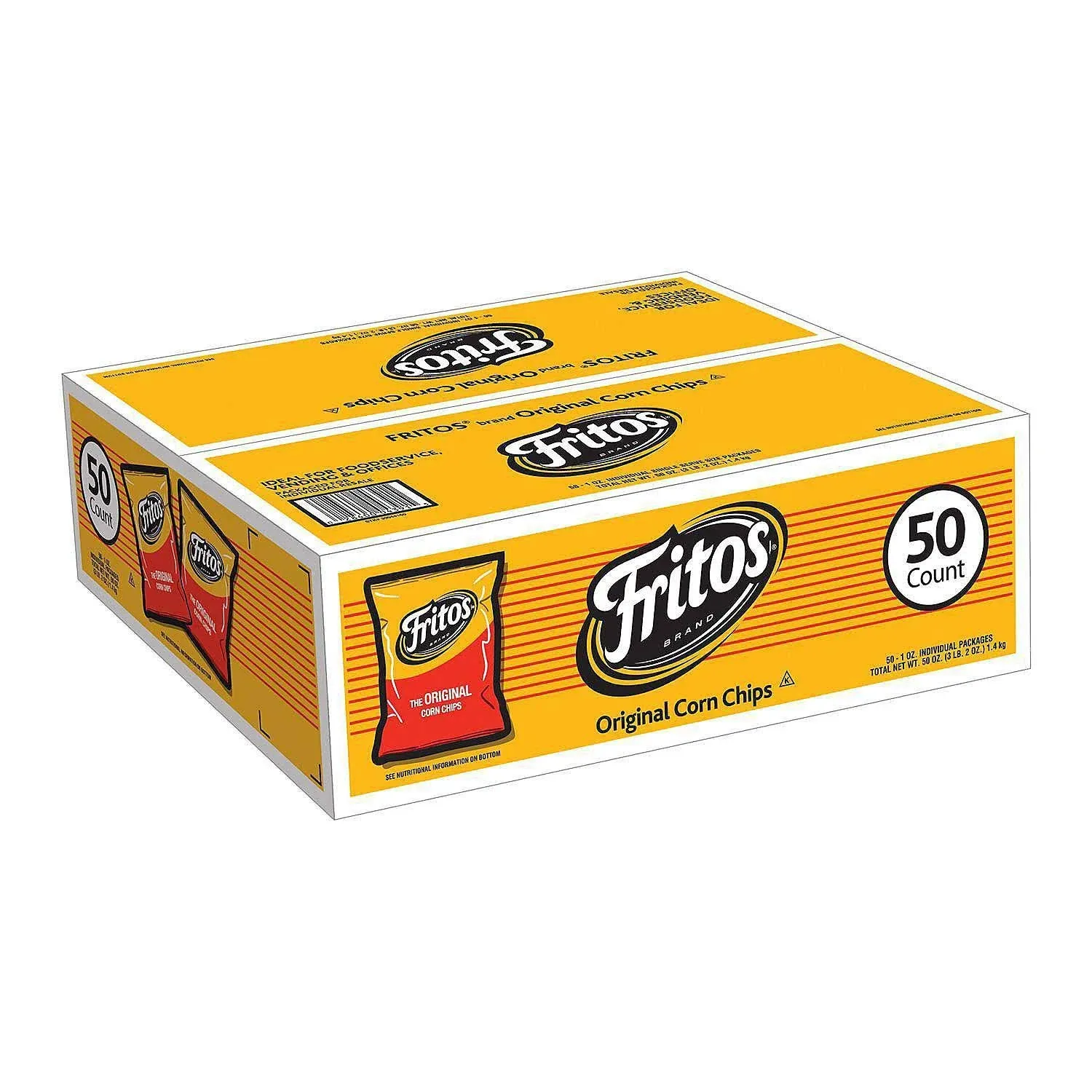 Fritos Original Corn Chips - 50 pack, 1 oz bags