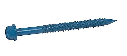 CONFAST Hex Head Concrete Screw Anchor with Drill Bit for Anchoring to Masonry, Block or Brick