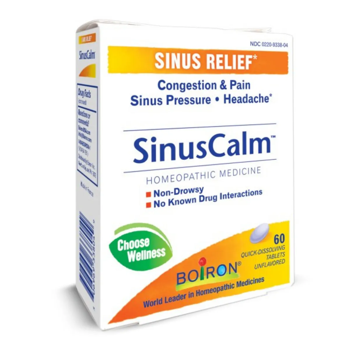 Boiron Sinusalia, 60 Tablets, Homeophathic Medicine for Sinus Relief