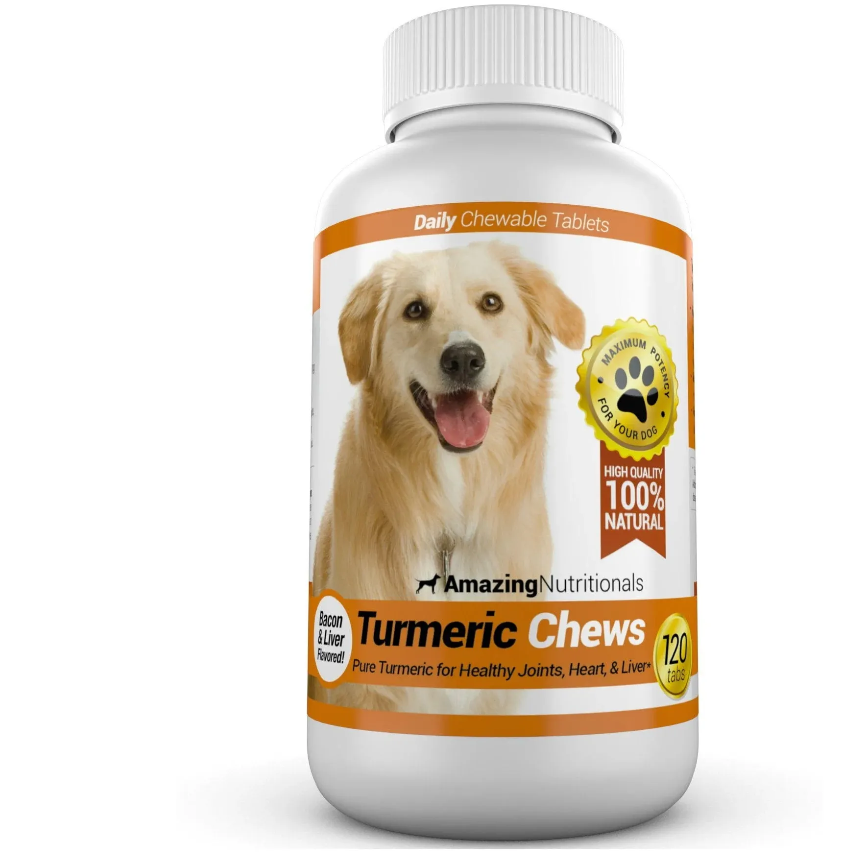 Amazing Turmeric for Dogs Curcumin Pet Antioxidant Eliminates Joint Pain