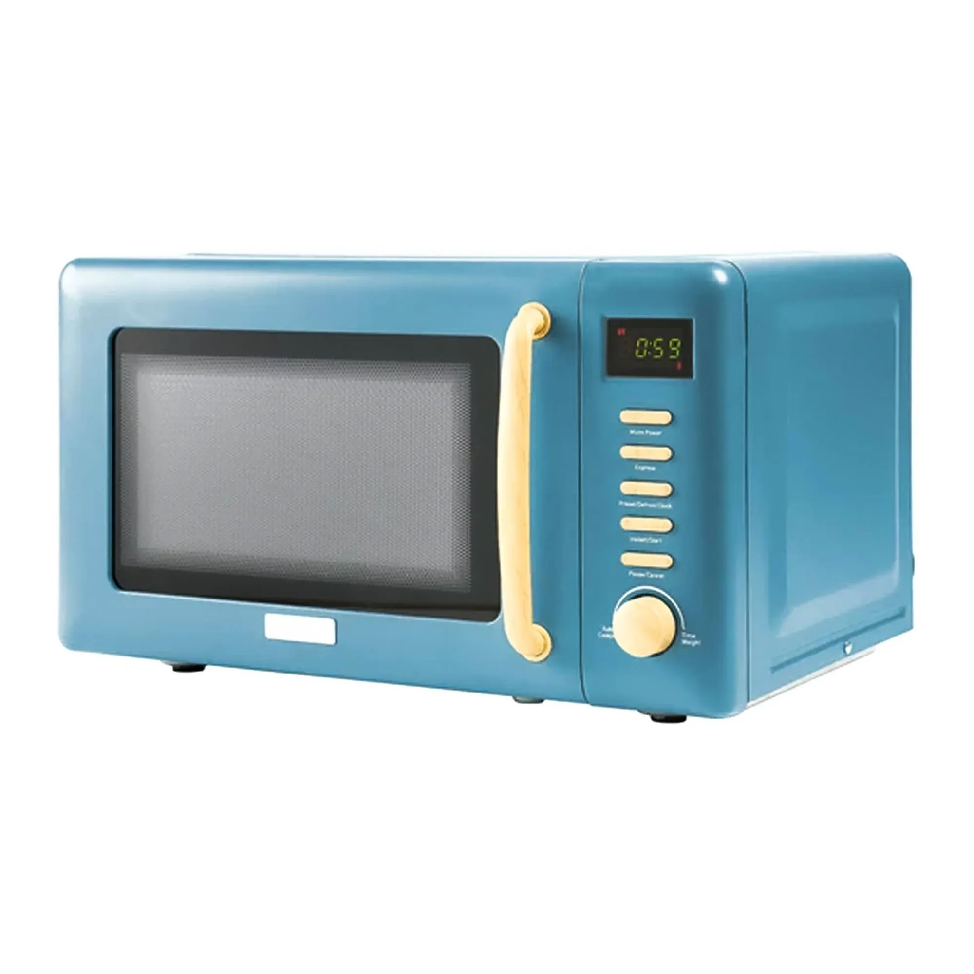 Haden Dorchester Stone Blue Compact Microwave