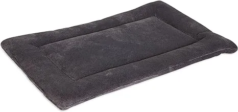 Petmate Aspen Pet Rectangular Kennel Mat, Dark Gray, for 24' Crates