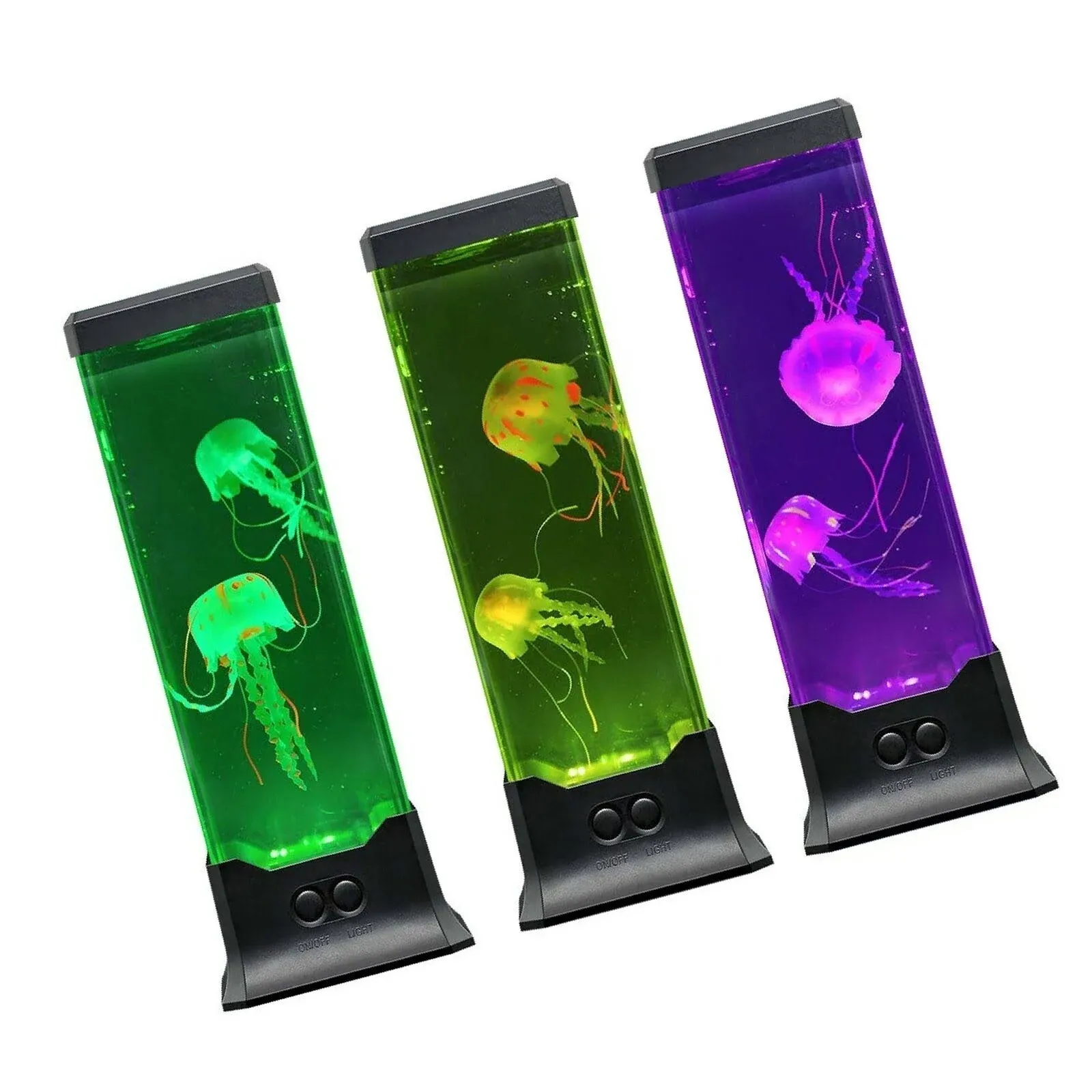 Electric Jellyfish Tank Table Lamp with Color Changing Light Gift for Kids Men