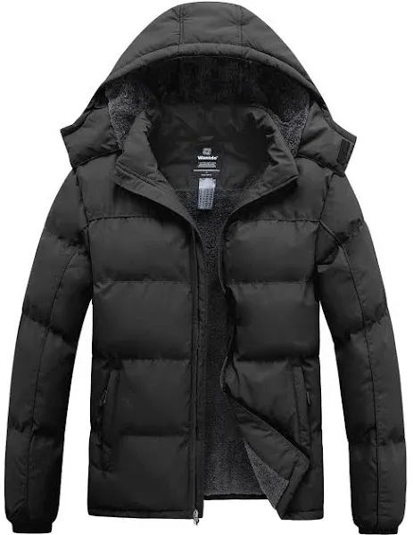 wantdo Men's Jacket Winter Coat Winter Puffer Jacket