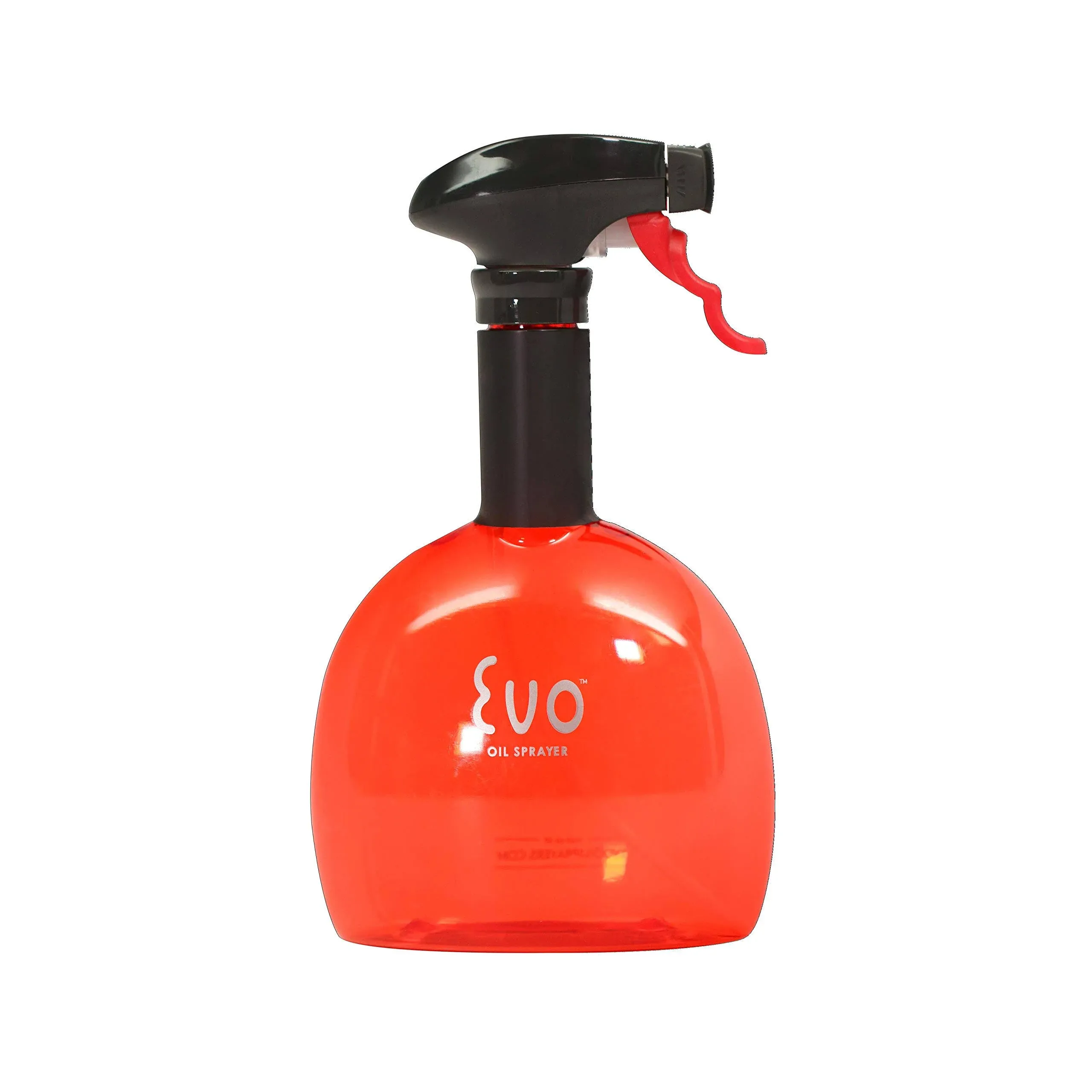 Evo Oil Sprayer Bottle Non-Aerosol for Olive Cooking Oils (18oz, Red)