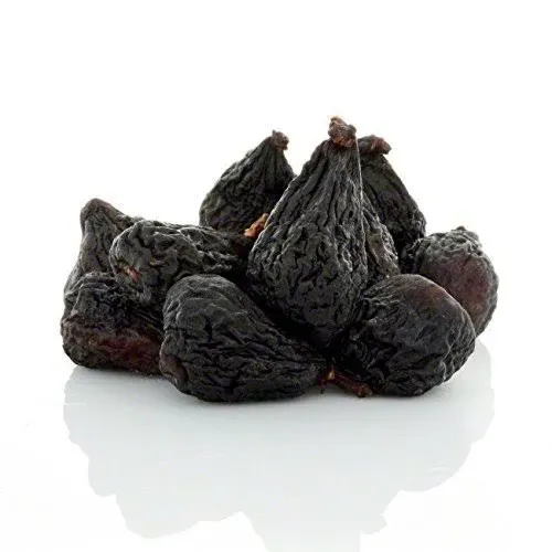 Anna and Sarah Dried Black Mission Figs in Resealable Bag, 5 lbs