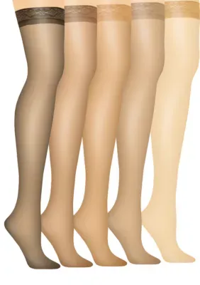 Hanes Silk Reflections Thigh-High Stockings - New Women