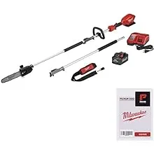 Milwaukee 2825-21PS M18 FUEL Cordless 10&#034; Pole Saw Kit w/ QUIK-LOK Attachment