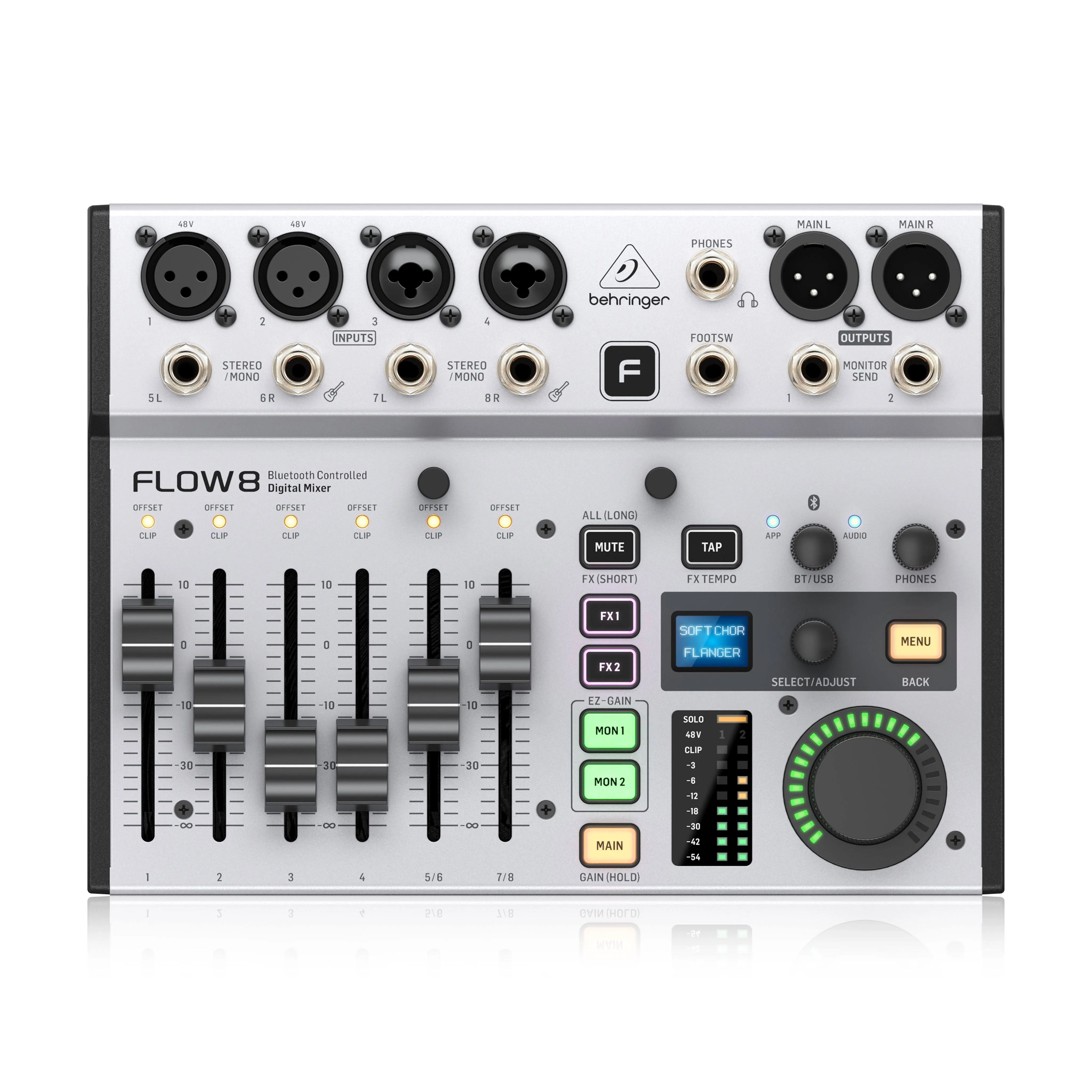 Behringer Flow 8 8-Input Digital Mixer with Bluetooth