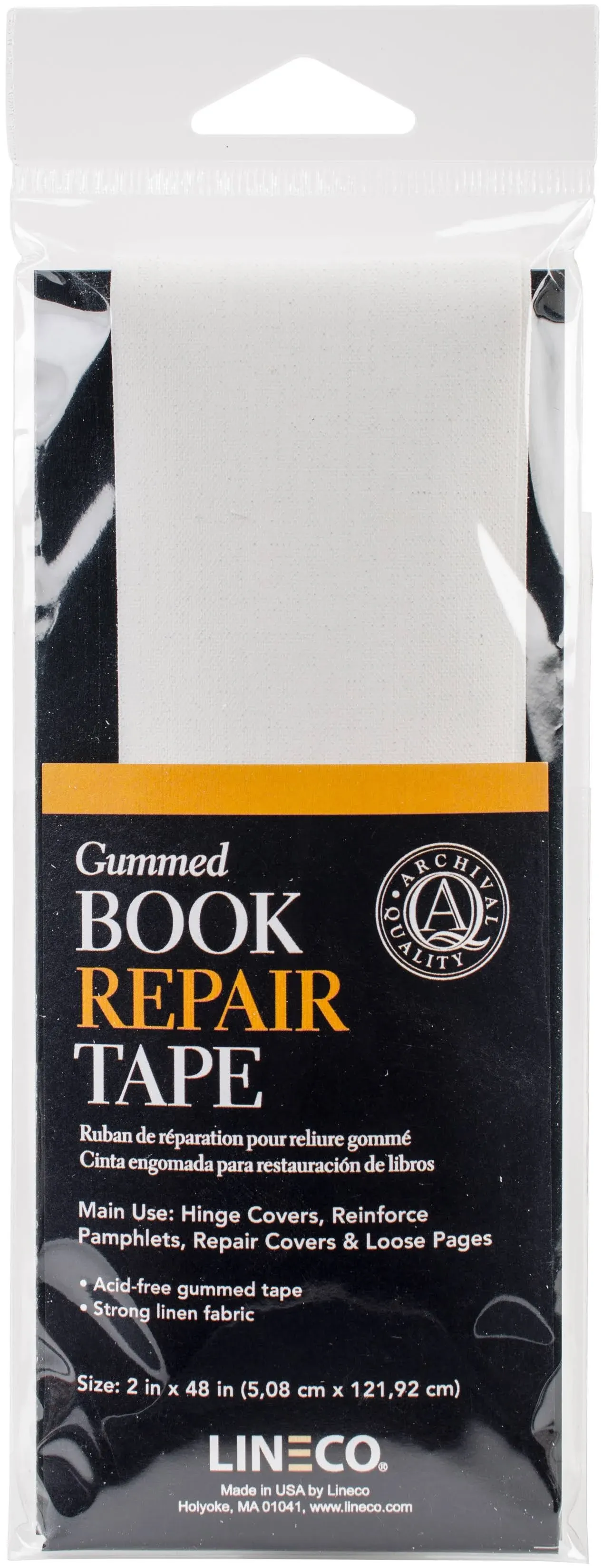 "BOOK REPAIR TAPE 2'' GUMMED"