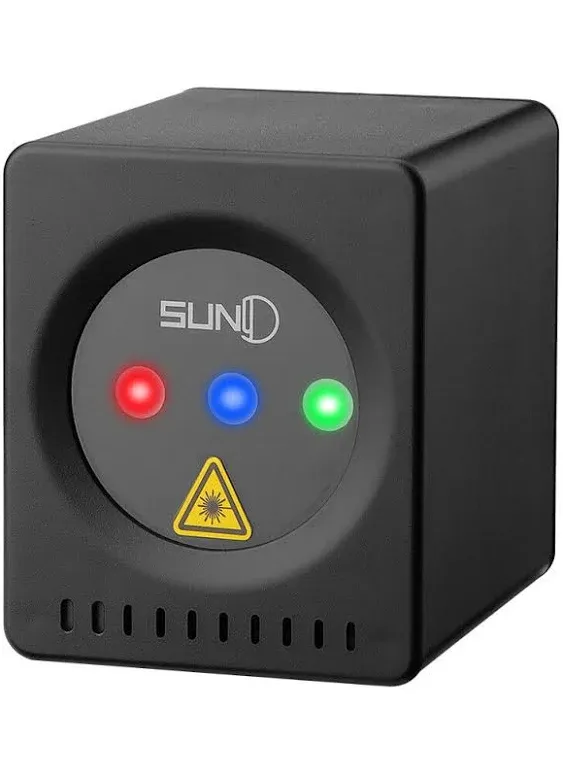 SUNY Mini Portable Cordless Laser Lights Rechargeable RGB Stars Patterns Gobos