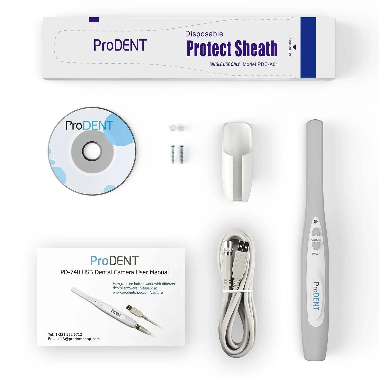 ProDENT Dental USB Intraoral Camera PD740b Special Integerated With Dexis