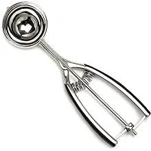 Norpro NOR- SCOOP, SANTOPRENE HANDLE, 53MM, 50MM (3 Tablespoon),Silver