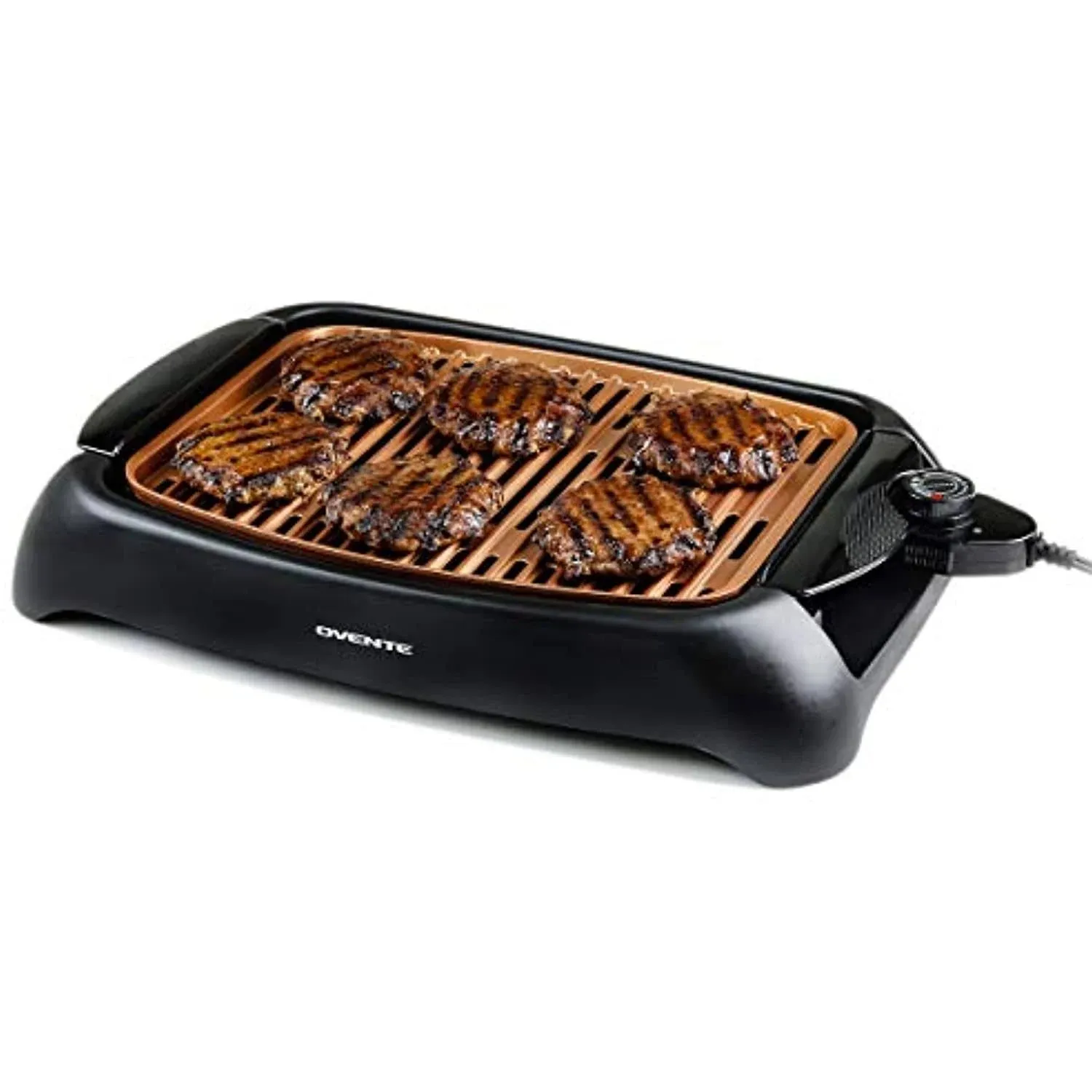 Ovente 13x10" Electric Cooking Grill ,Copper