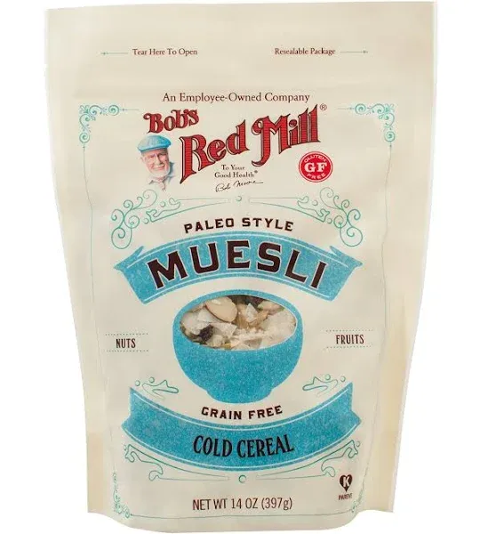 Bob's Red Mill, Muesli, Paleo Style, Gluten Free, 14 oz (397 g)