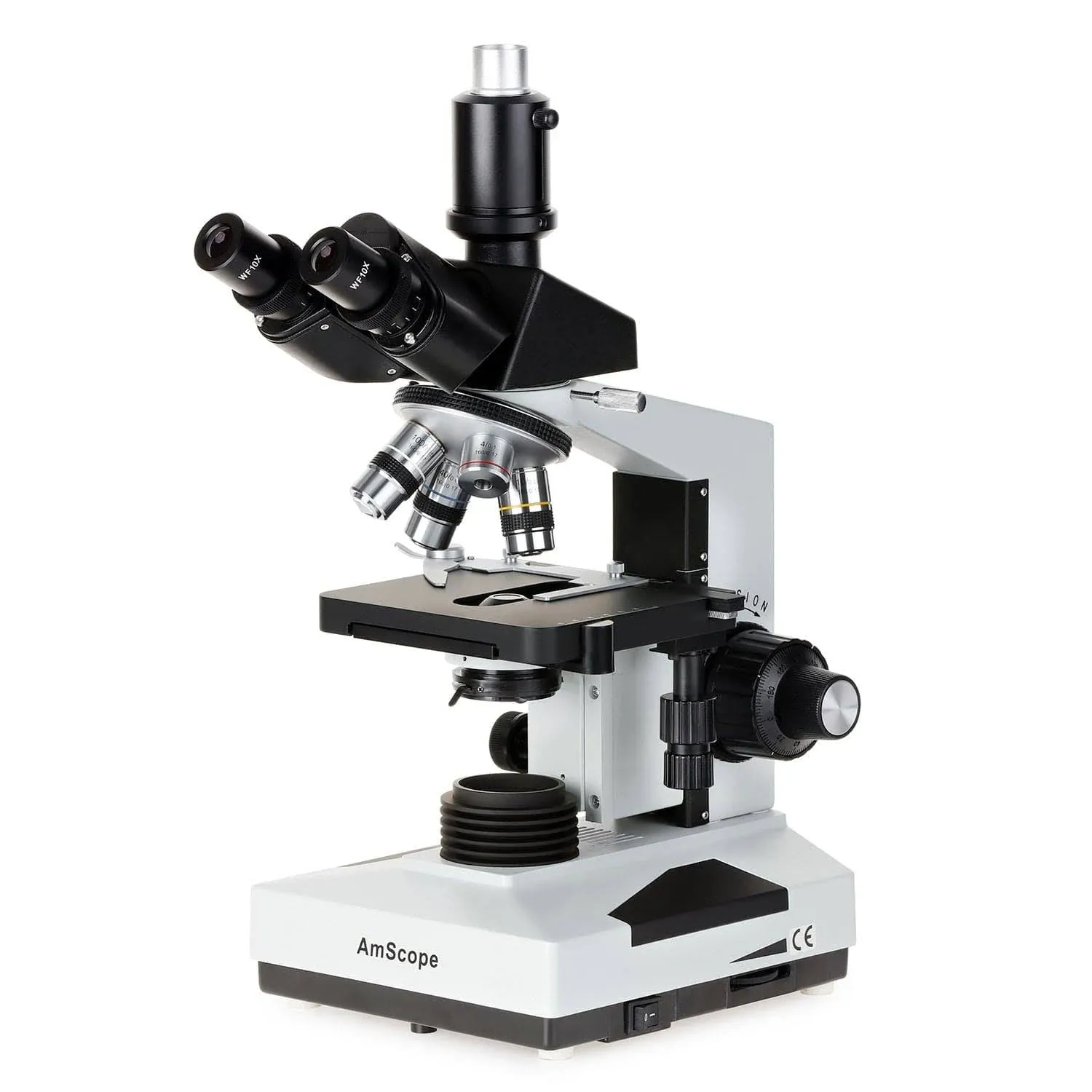 Amscope T490B Compound Trinocular Microscope 40X-2000X Magnification