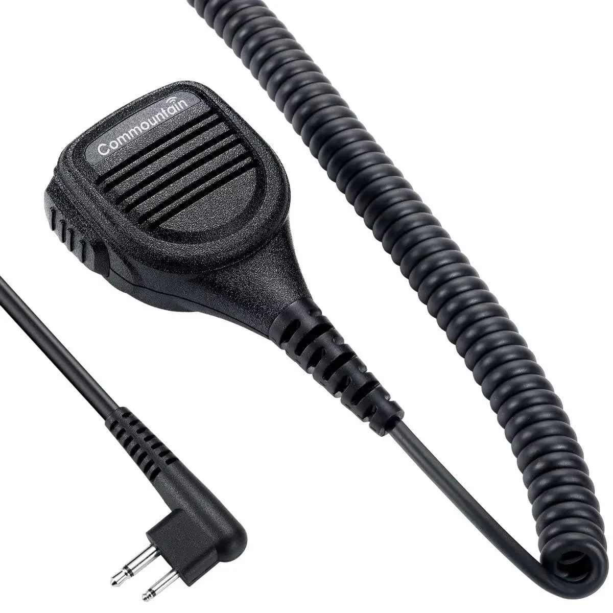 commountain Speaker Mic with Kevlar Reinforced Cable for Motorola Radio BPR40 ...