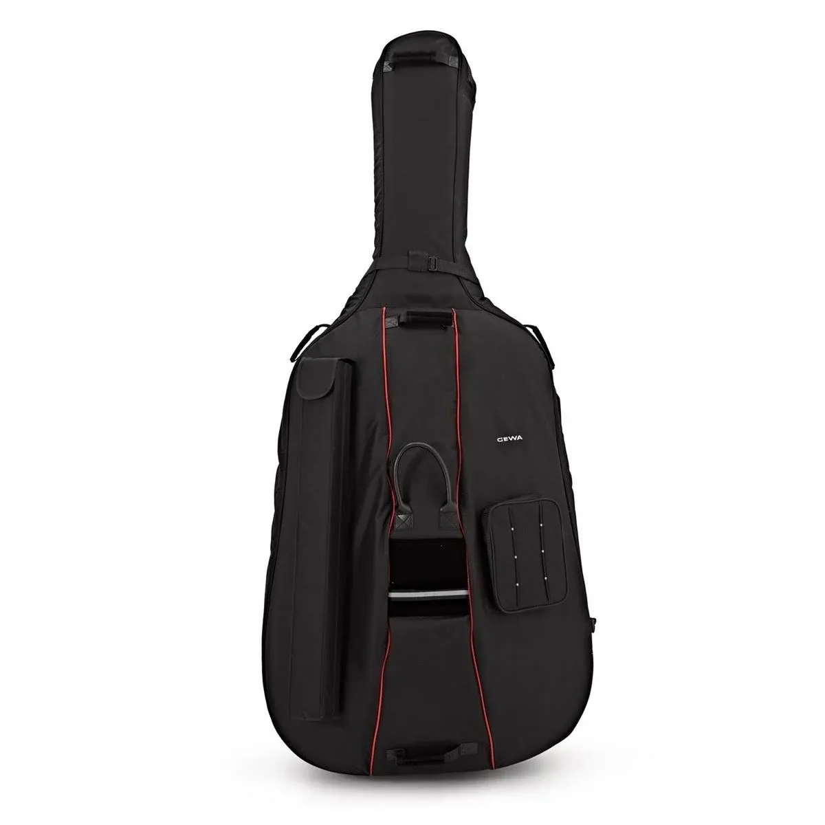 GEWA Double Bass Gig-Bag, Prestige Rolly, 25mm padding, (Black)