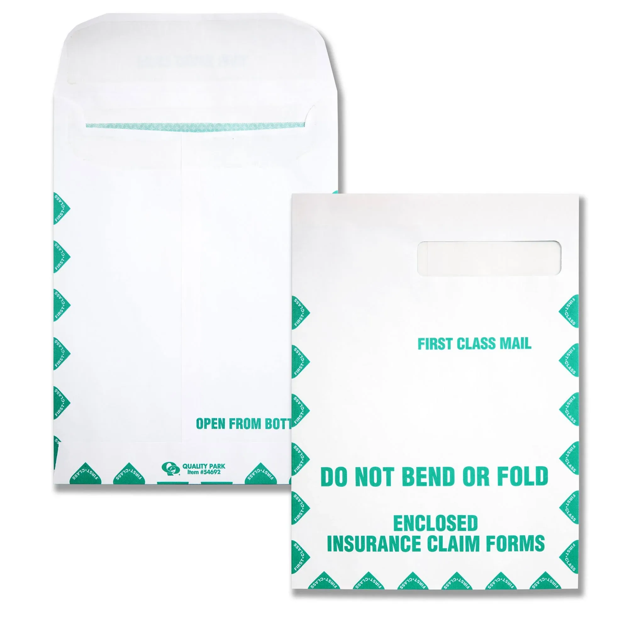 Quality Park 54692 Insurance Claim Envelope,Redi-Seal,28lb,9-Inch x12-1/2-Inch ,100/BX,WE