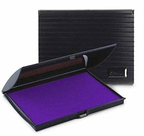 Large 5'' x 7'' Felt Rubber Stamp Ink Pad, Purple