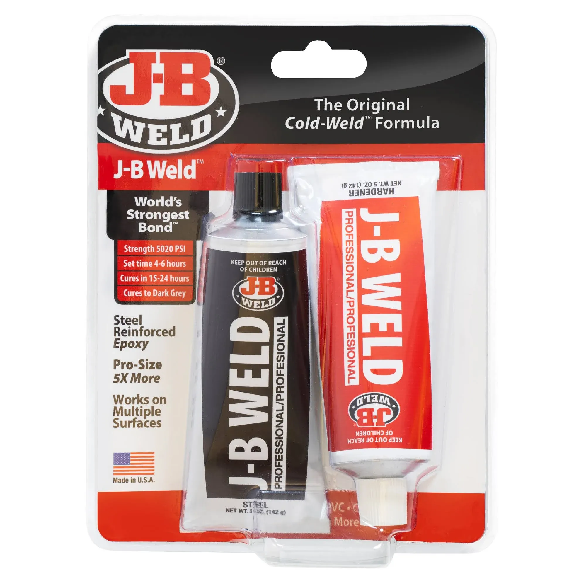 J-B Weld 8281 Epoxy: 10 oz, Syringe Adhesive 5 min Working Time