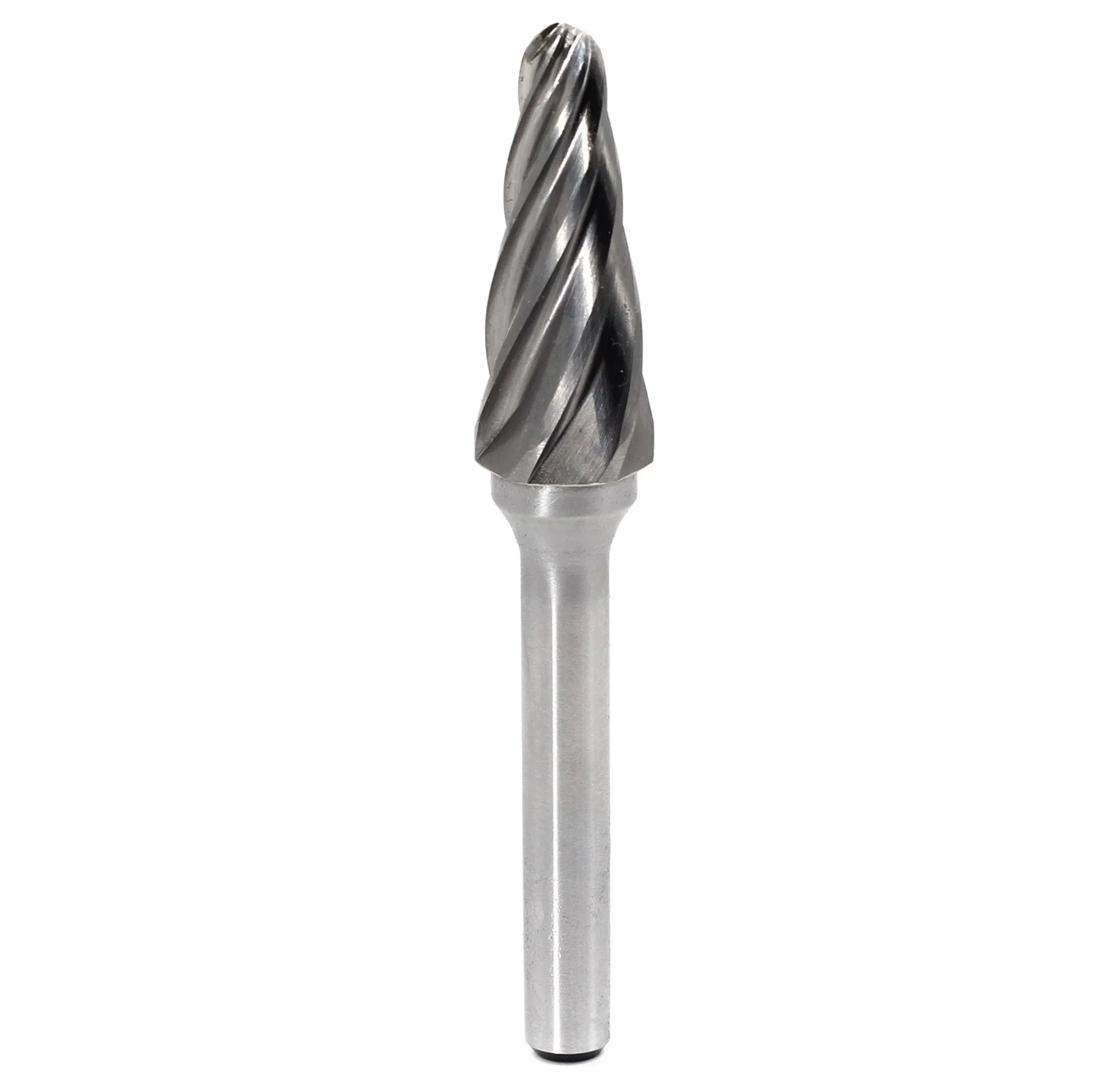 YUFUTOL Carbide Burr SL-4NF Aluminum Cut Carbide Cutter Burrs File(1/2 h Head 