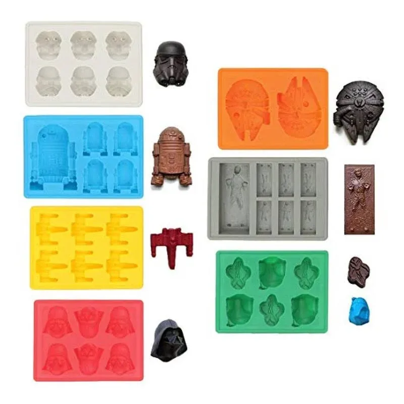 Sunerly Star Wars Character Shapes Ice Tray Molds