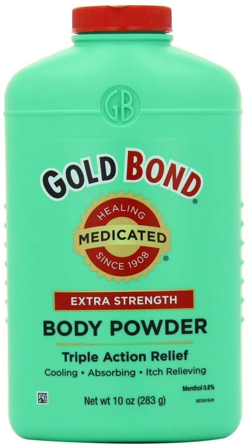 Gold Bond Extra Strength Medicated Body Powder 10 oz., Cooling, Absorbing & Itch Relief