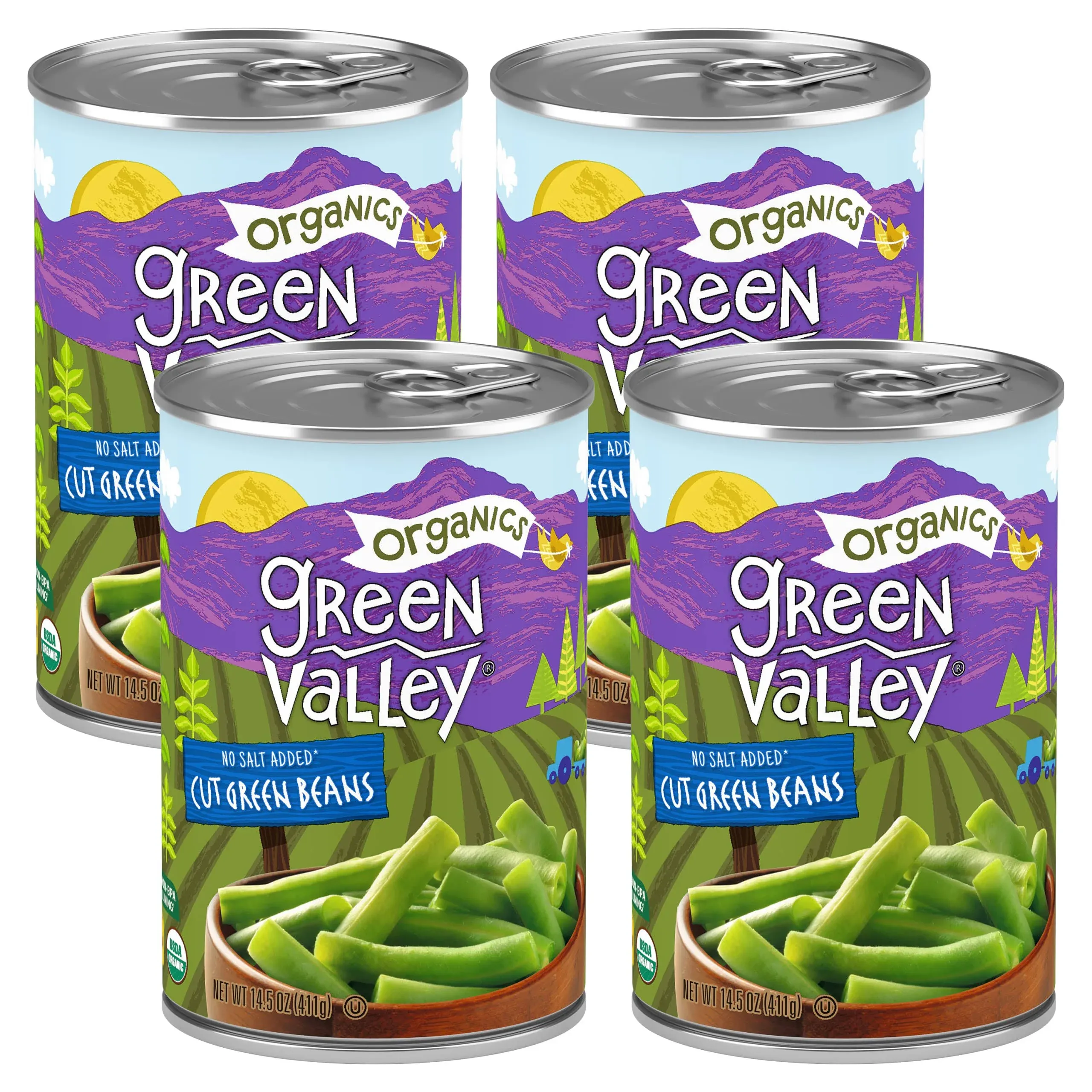 Green Valley Organics Cut Green Beans