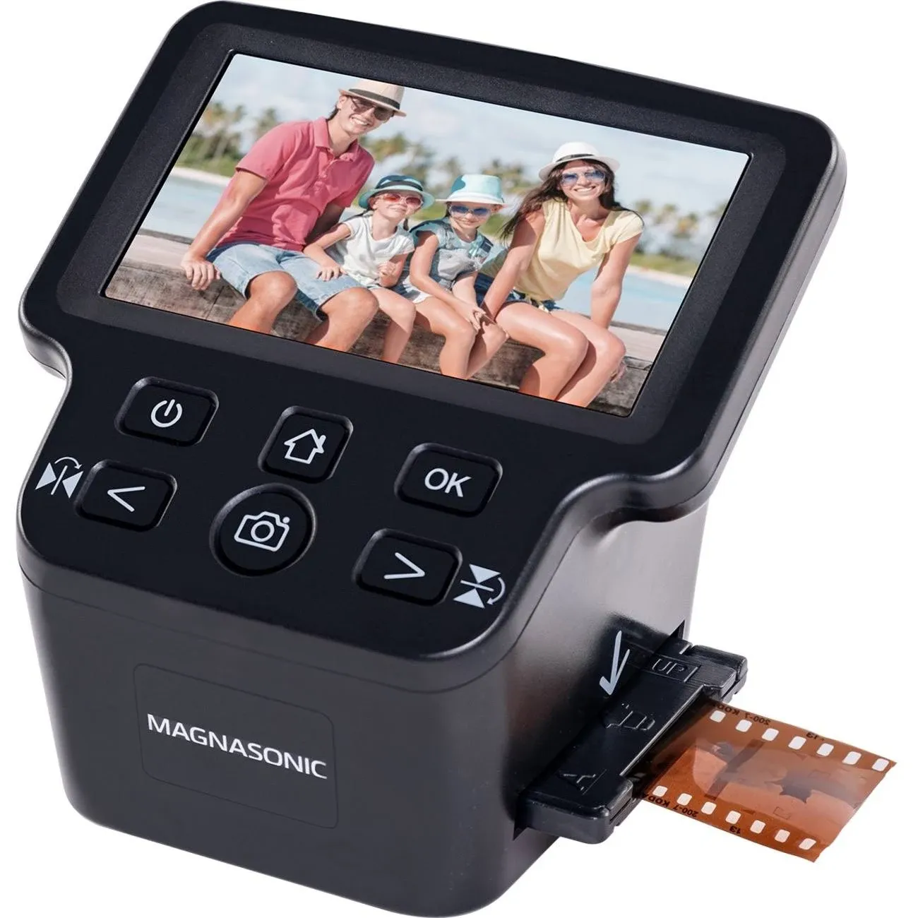 Magnasonic All-in-One 22MP Film Scanner with Large 5" Display & Hdmi, Converts ...