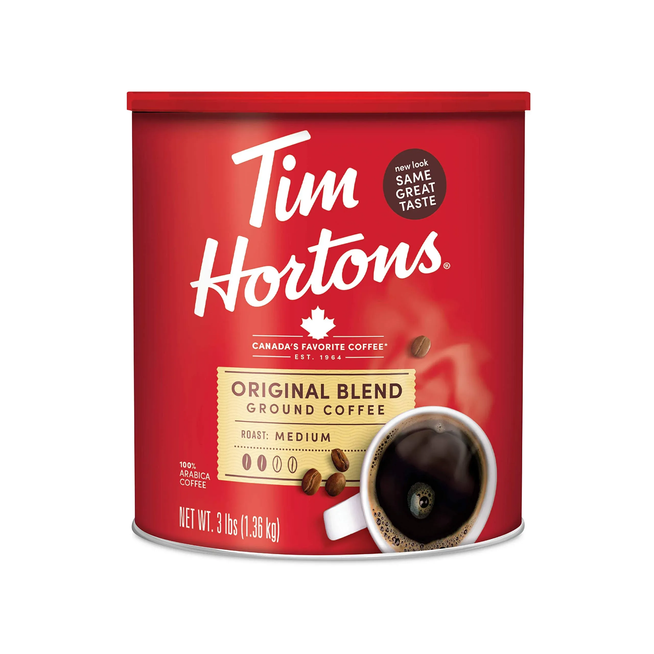 Tim Hortons Original Coffee, Fine Grind Bag, Medium Roast, 300g