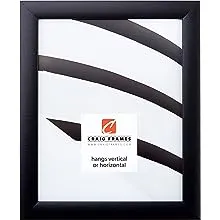 Craig Frames 18x24 Poster Frame | Contemporary 1" Premium Matte Black | High Clarity Acrylic (Plexiglass)Craig Frames 18x24 Poster Frame | Contemporary 1" Pr…