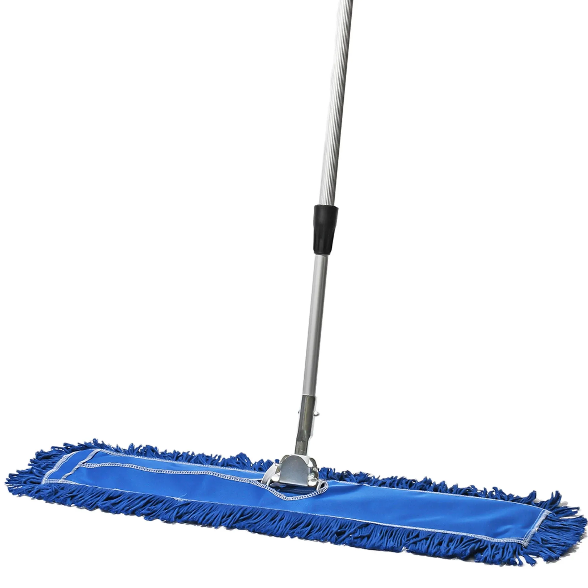 Tidy Tools Commercial Dust Mop & Floor Sweeper, 24 in. Dust Mop for Hardwood Floors, Reusable Dust Mop Head, Extendable Mop Handle, Industrial Dry