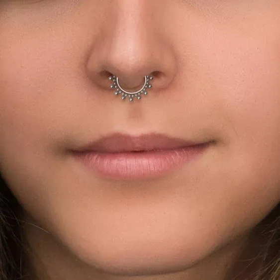 16G 316L Surgical Steel Clicker Septum Ring/ Daith Earring/ Septum Clicker/ Hinged Septum Ring/ Septum Hoop/ Septum Jewelry/ Septum Piercing