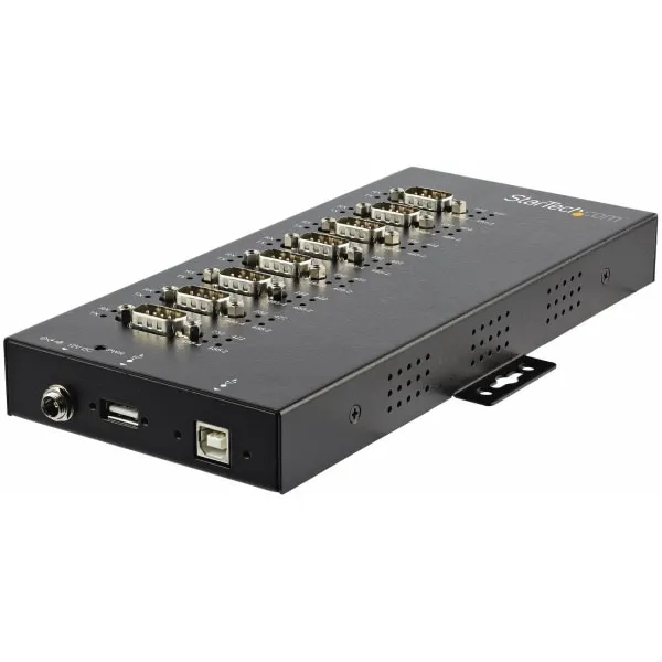 StarTech.com 8-Port Industrial USB to RS-232/422/485 Serial Adapter - 15 kV ESD Protection - USB to Serial Adapter - Add eight COM ports supporting th