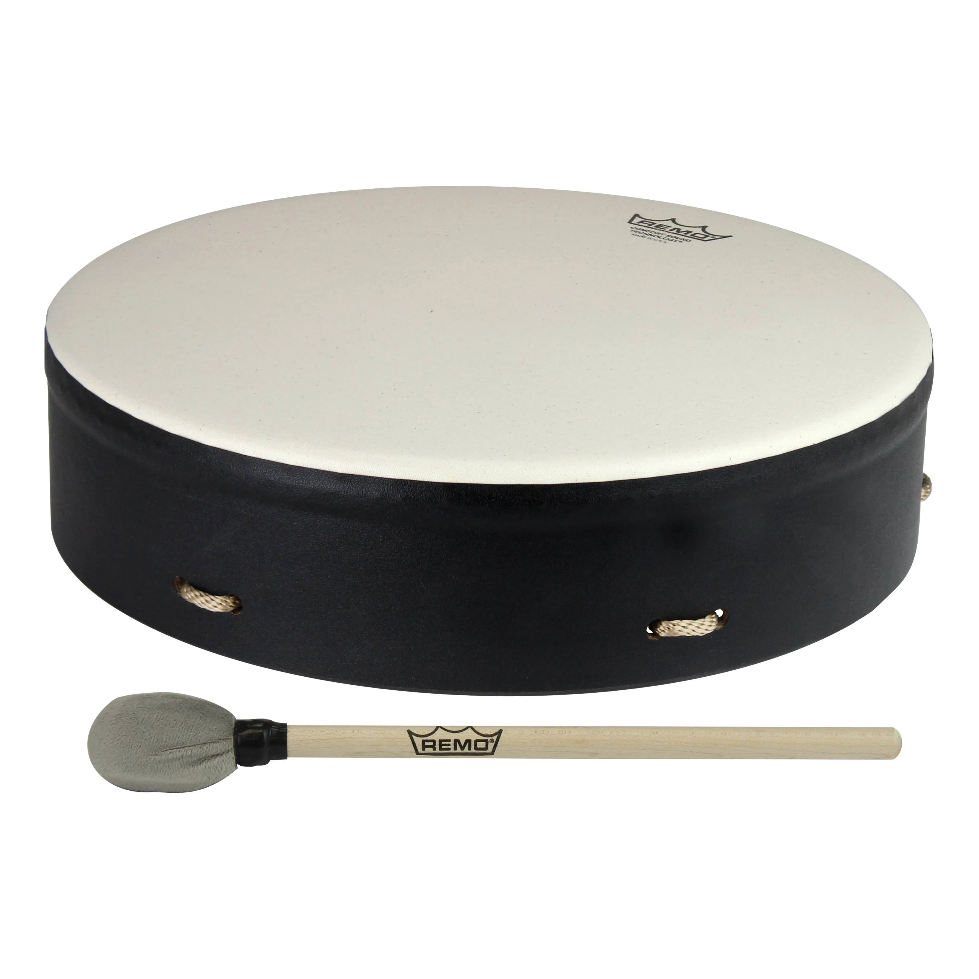 Remo Buffalo Drum Black 14"