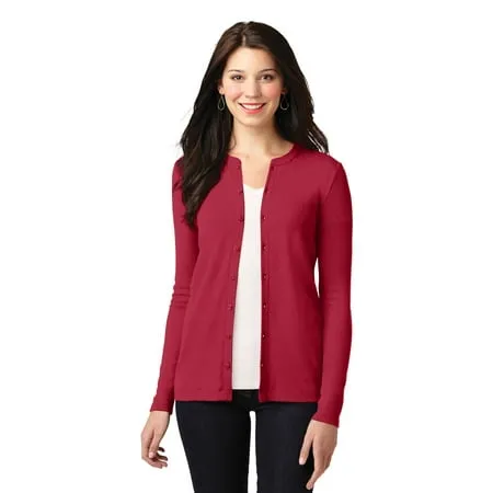 Port Authority Ladies Concept Stretch Button-Front Cardigan