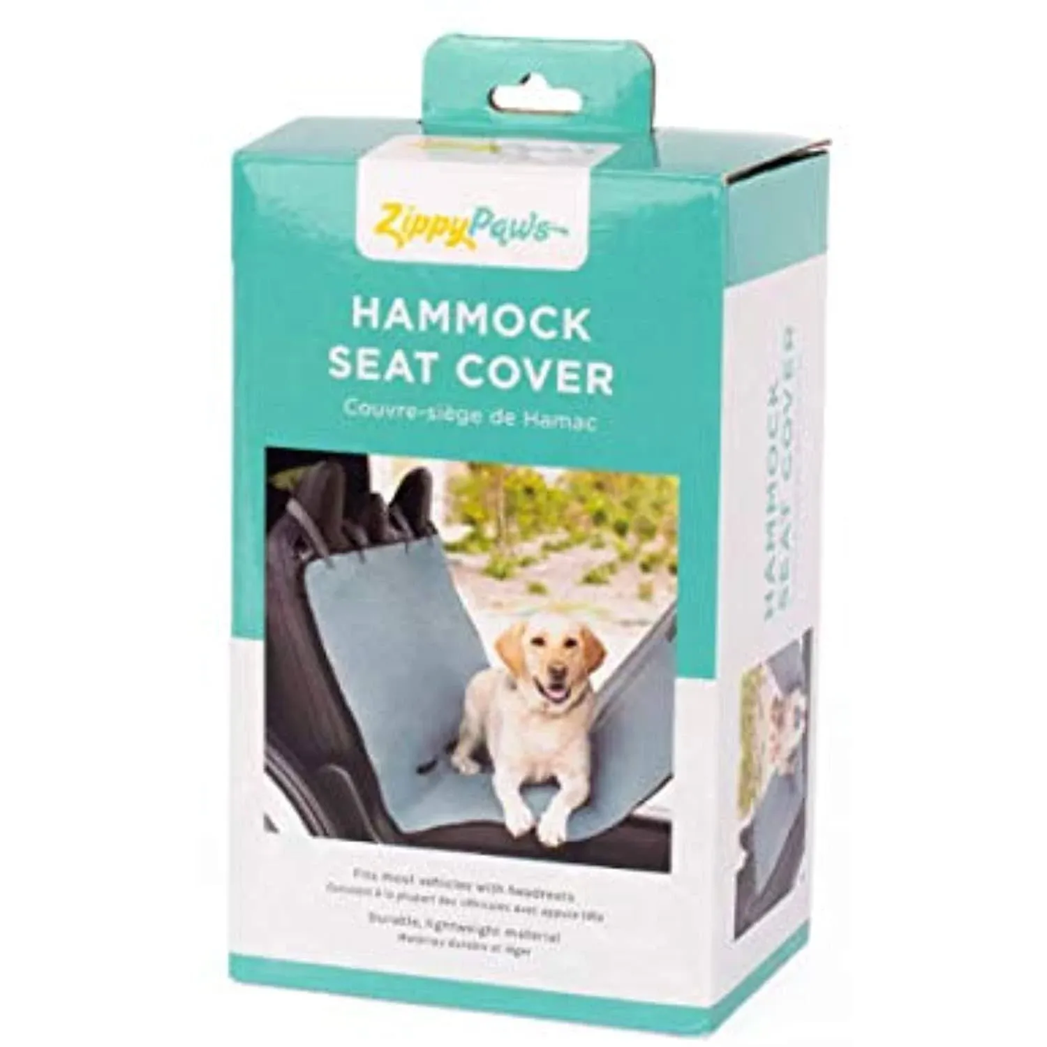 ZippyPaws - Adventure Hammock Protective Car Seat Cover for Dogs and Pets,