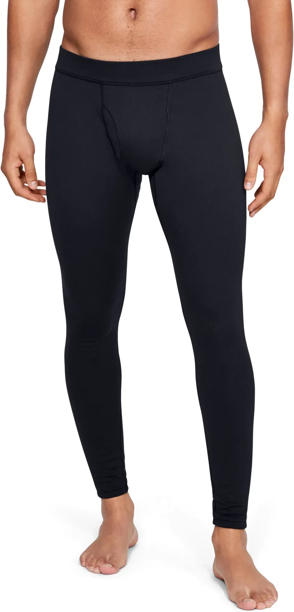 Mens Under Armour Coldgear Base 4.0 Fitted Leggings Black Medium