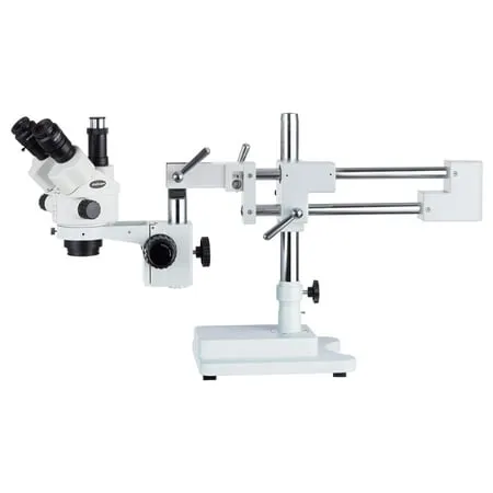 AmScope 7X-45X Simul-Focal Stereo Lockable Zoom Microscope