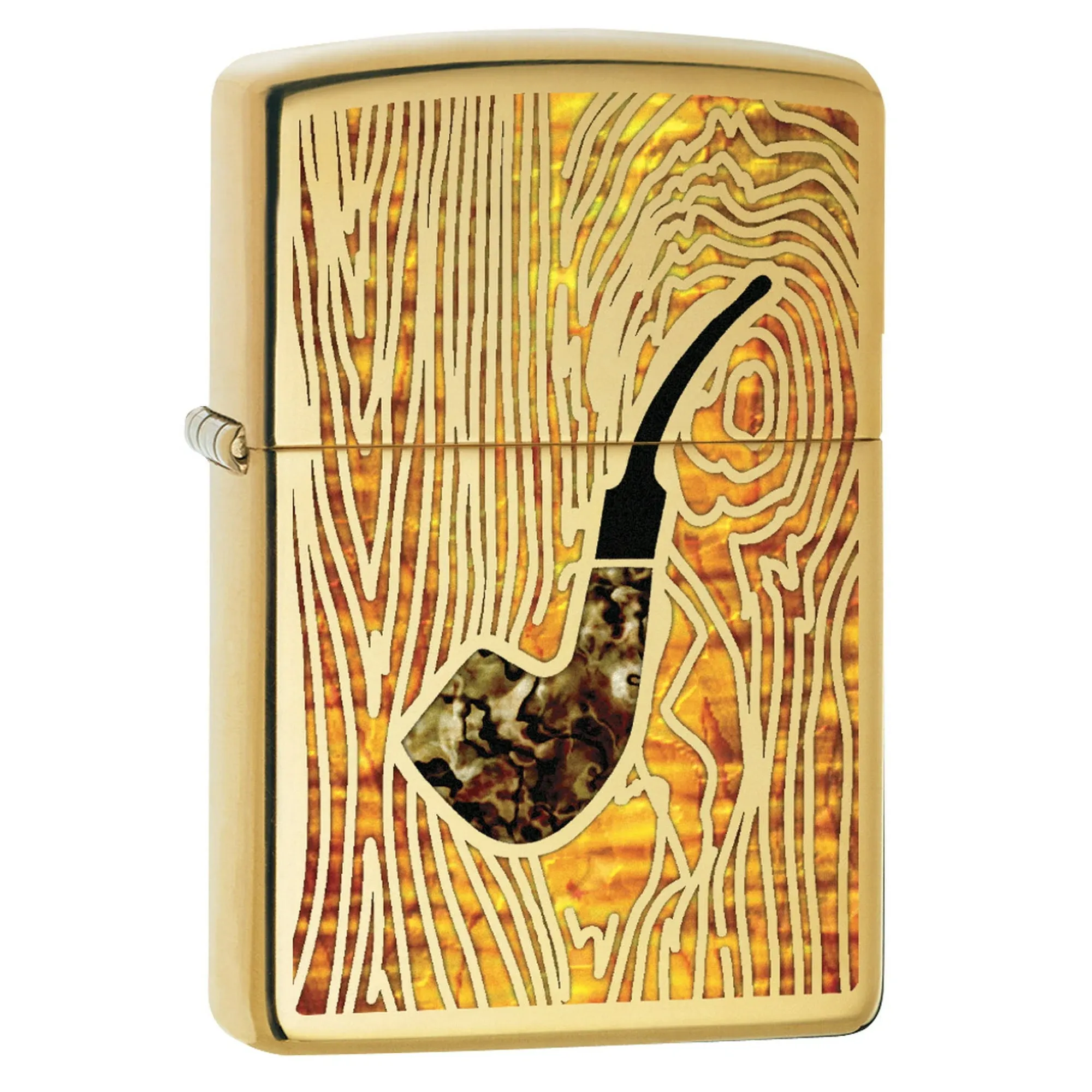 Zippo Pipe Lighter: Fusion Pipe - High Polish Brass 78213